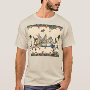 Camiseta EXTRAÑO BESTIARIO MEDIEVAL QUE HACE MÚSICA, cone