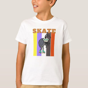 Camiseta Extraño Bug De Patinaje