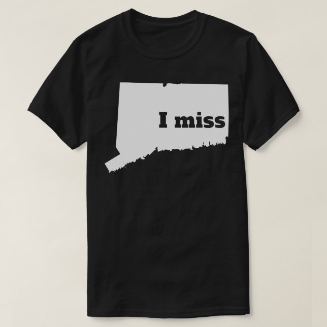 Camiseta Extraño Connecticut Mi estado de origen (Diseño del anverso)