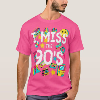 Camiseta Extraño el retroceso de la época de los 90