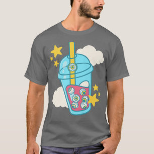 Camiseta Extraño estético Kawaii Bubble Boba Tea Leche Ey