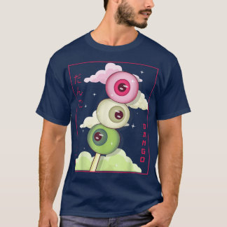 Camiseta Extraño estético Kawaii japonés Dango Mochi Ey