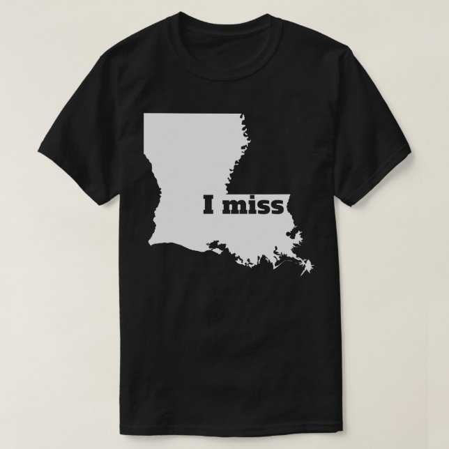 Camiseta Extraño Louisiana My Home State TShirt (Diseño del anverso)