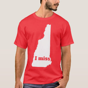 Camiseta Extraño Nuevo Hampshire Mi Estado De Origen