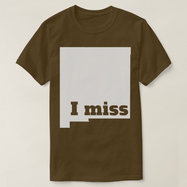 Camiseta Extraño Nuevo México Mi Estado De Origen (Diseño del anverso)