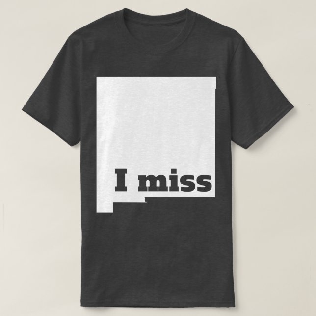 Camiseta Extraño Nuevo México Mi Estado De Origen (Diseño del anverso)