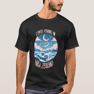 Camiseta Extraño Pescar en Nueva Zelanda