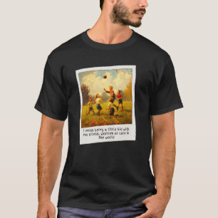 Camiseta Extraño Ser Un Niño Vintage De Fútbol Para Papá N