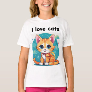 Camiseta Extraordinaria colección de té para gatos de niños
