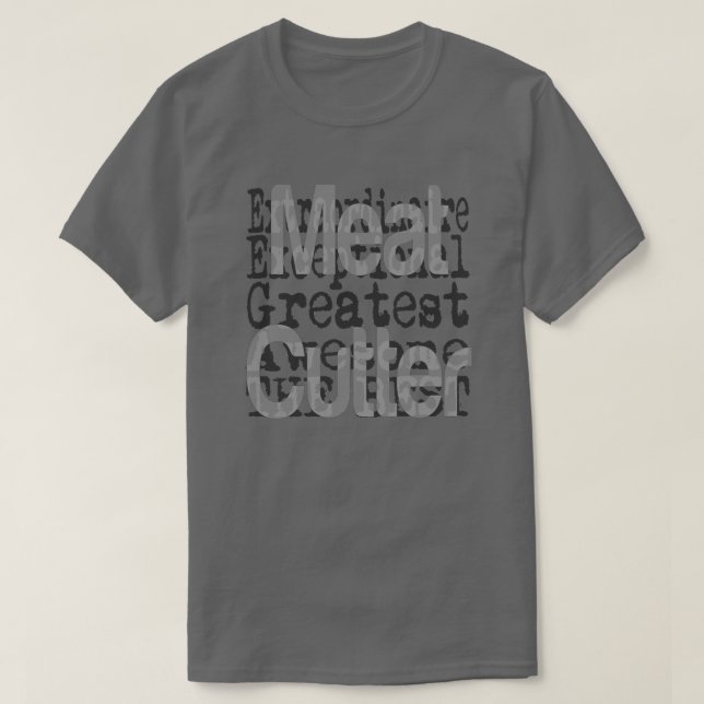 Camiseta Extraordinaria cortadora de carne (Diseño del anverso)