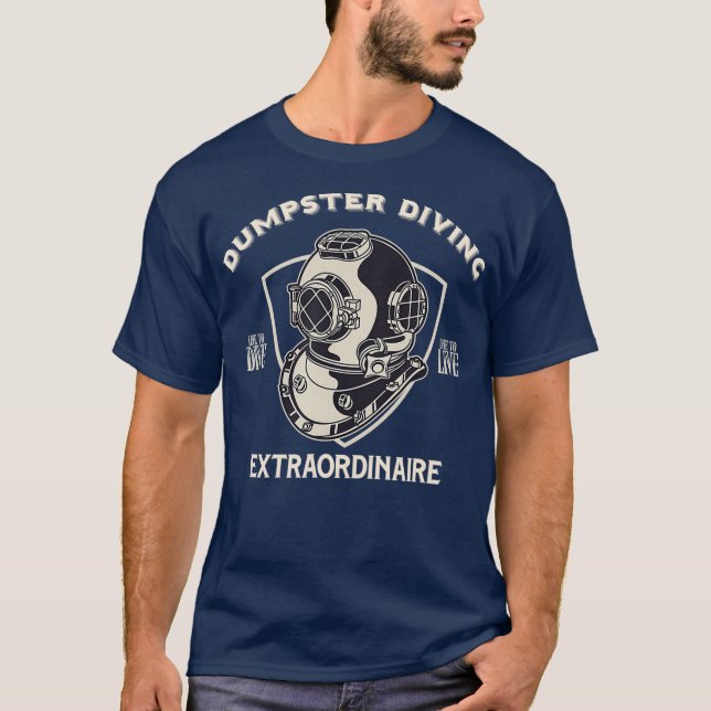 Camiseta Extraordinaria de buceo de basurero (Anverso)