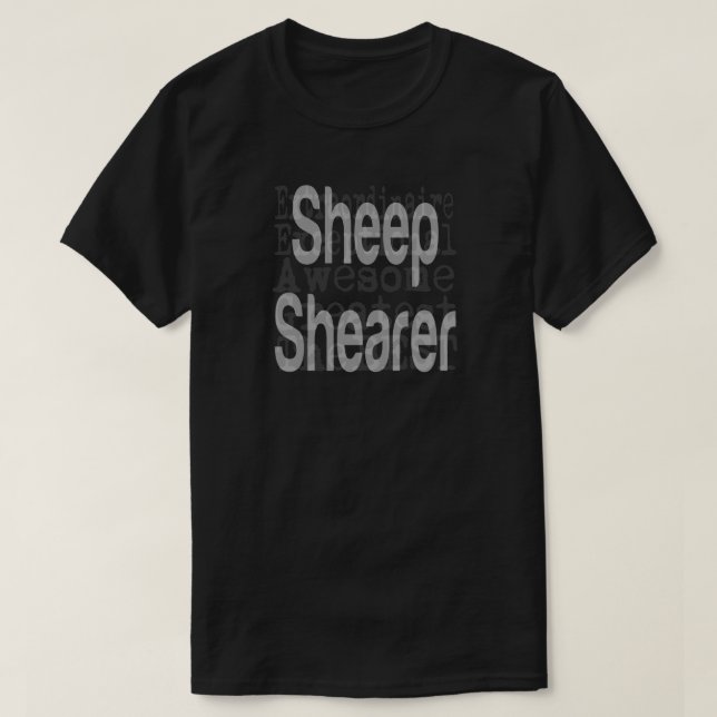 Camiseta Extraordinaria de Sheep Shearer (Diseño del anverso)