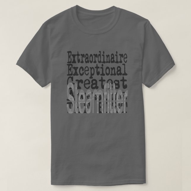 Camiseta Extraordinaria de Steamfitter (Diseño del anverso)