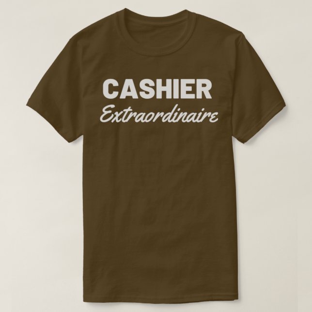 Camiseta Extraordinaria del cajero (Diseño del anverso)