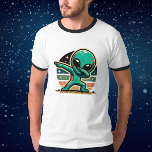 Camiseta Extraterrestre Divertido Alien Haciendo Dab