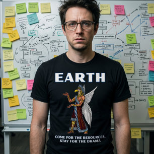 Camiseta Extraterrestre Divertido Annunaki OVNI Antiguo