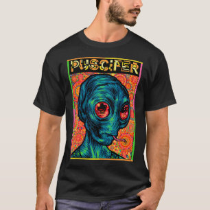 Camiseta extraterrestre espacial verde eterno