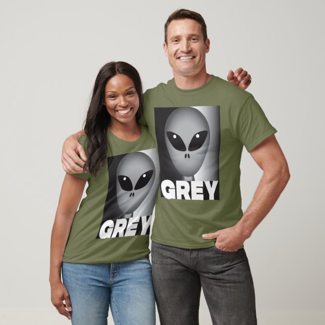 Camiseta Extraterrestre Gris (Unisexo)