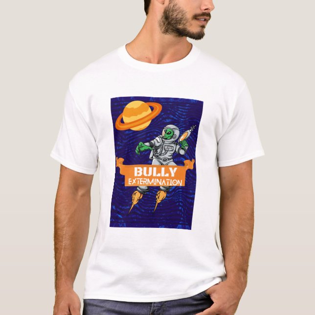 Camiseta extraterrestre matón exterminador (Anverso)