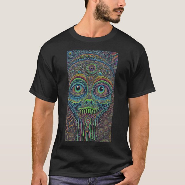 Camiseta Extraterrestre verde derp (Anverso)