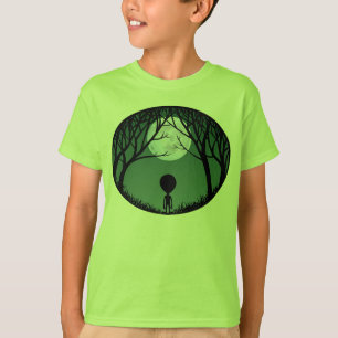 Camiseta Extraterrestres de Alien Shirt Kid w. Moon T-Shirt