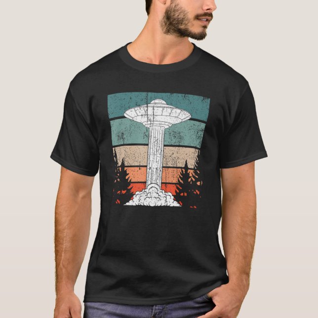 Camiseta Extraterrestres de ciencia ficción de objeto volad (Anverso)