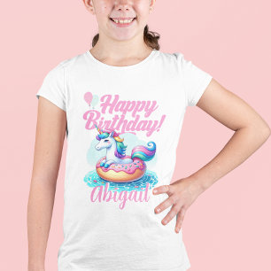 Camiseta Extravagante donut unicornio cubren Fiesta de pisc