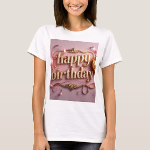 Camiseta Extravagante lujo de cumpleaños