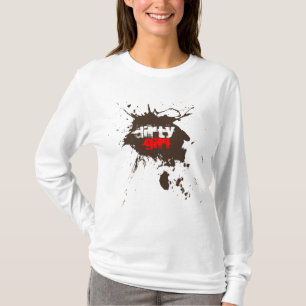 Camiseta extrema de Mudder del chica sucio