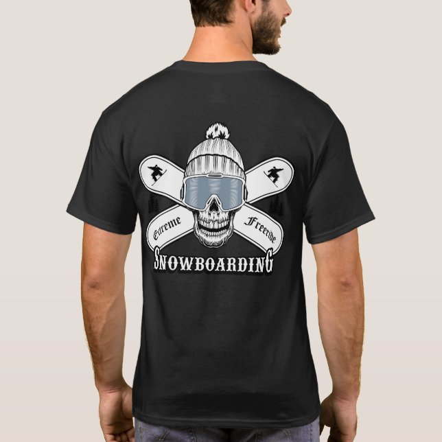 Camiseta Extreme Freeride Snowboarding (Reverso)