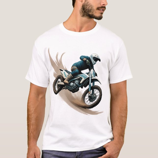 Camiseta Extreme Motocross Rider Feel the Thrill Tee (Anverso)