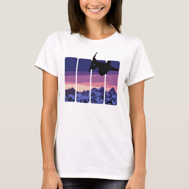 Camiseta Extreme Snowboarding (Anverso)