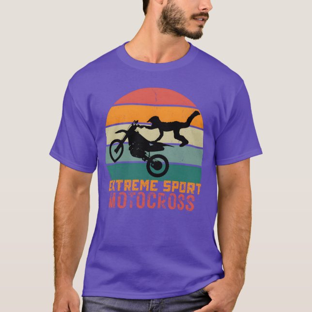 Camiseta EXTREME SPORT MOTOCROSS funny (Anverso)