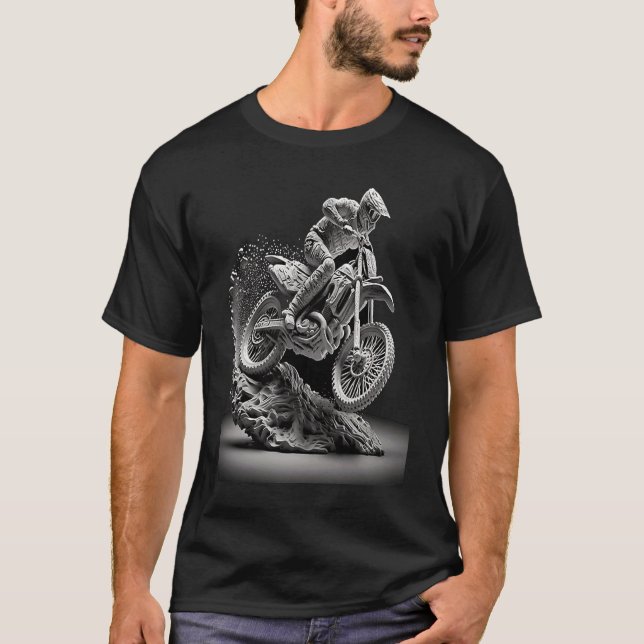 Camiseta Extreme Sports Fans Extreme Sports Motocross Bike  (Anverso)