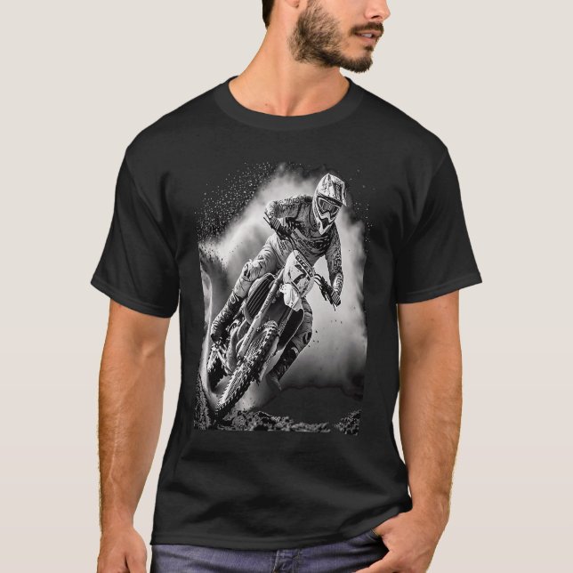 Camiseta Extreme Sports Fans Extreme Sports Motocross Bike  (Anverso)