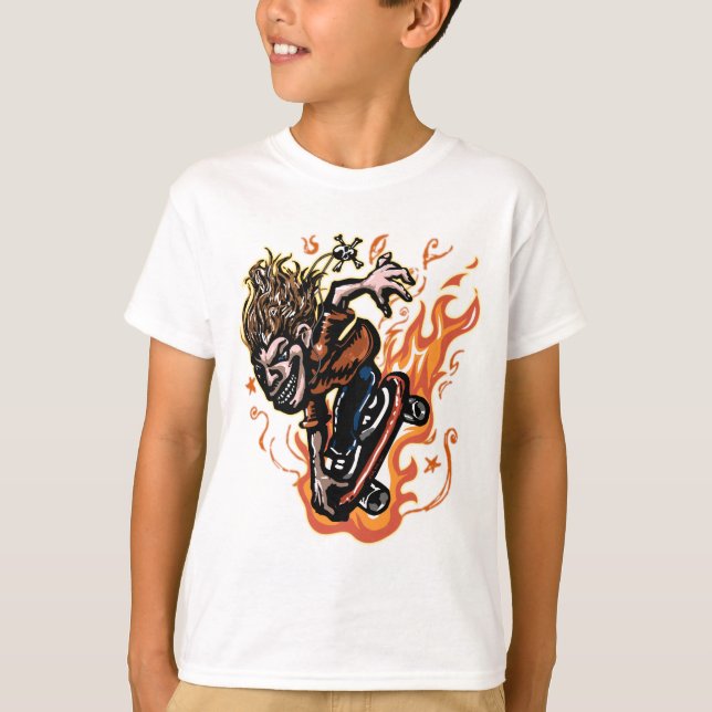 Camiseta Extreme X Skateboarder (Anverso)