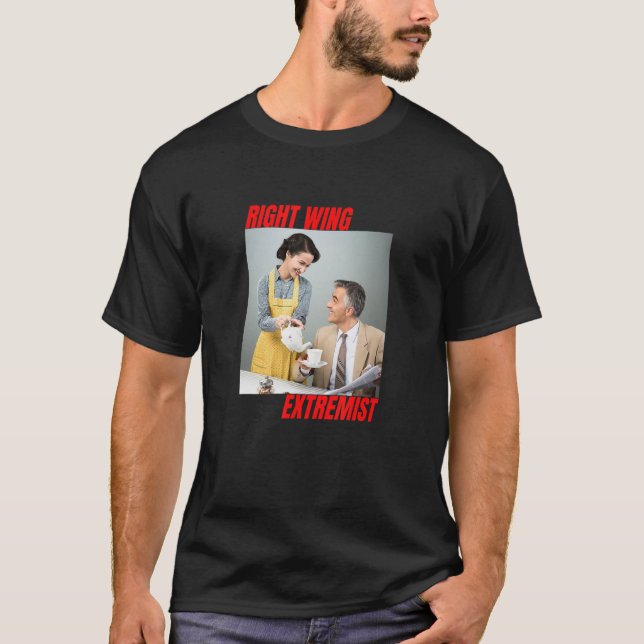 Camiseta Extremista de derecha esposa de extremismo de dere (Anverso)