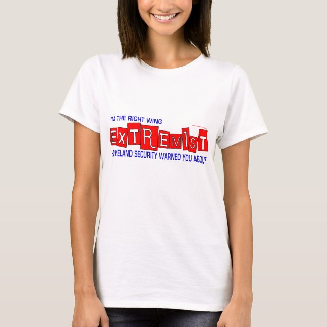 Camiseta Extremista de la derecha (Anverso)