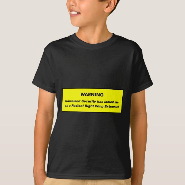 Camiseta Extremista de la derecha (Anverso)