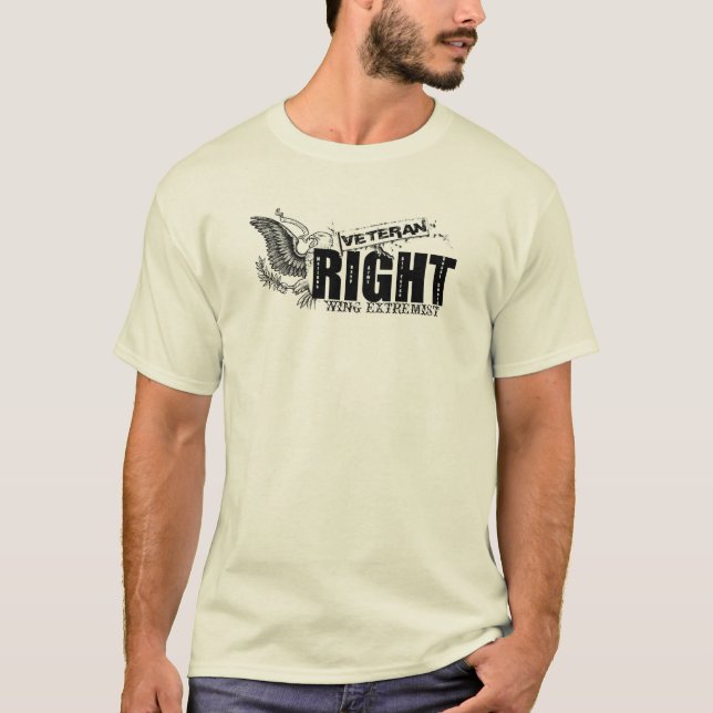 CAMISETA EXTREMISTA DE LA DERECHA DEL VETERANO (Anverso)