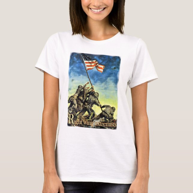 Camiseta Extremistas de la derecha (Anverso)