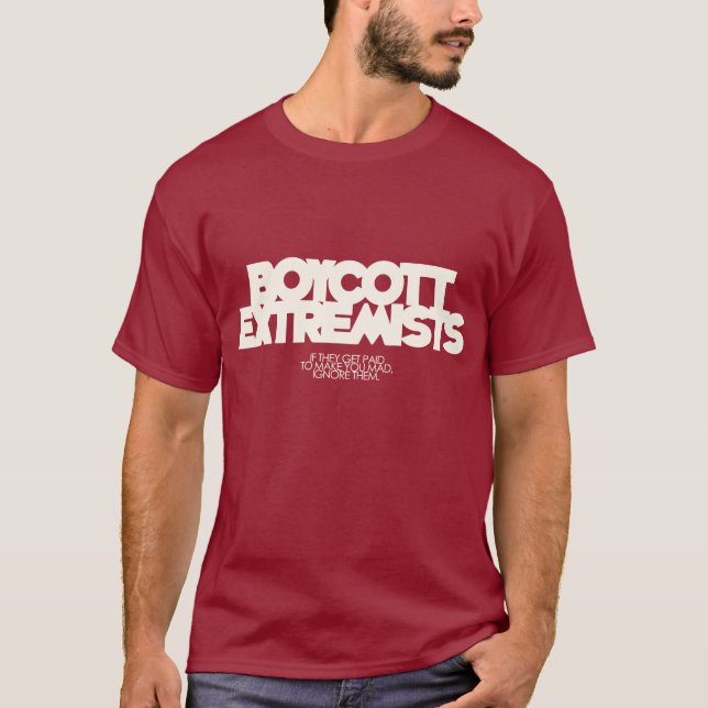 Camiseta Extremistas del boicoteo (Anverso)