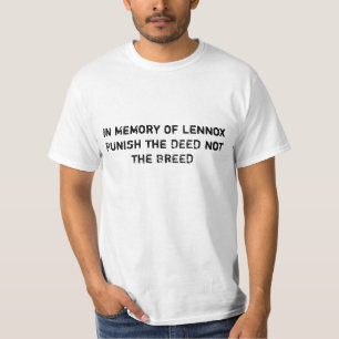 Camiseta Extremo BSL - En memoria de Lennox