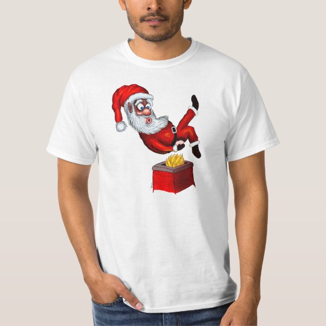 Camiseta Extremo caliente de Santa (Anverso)