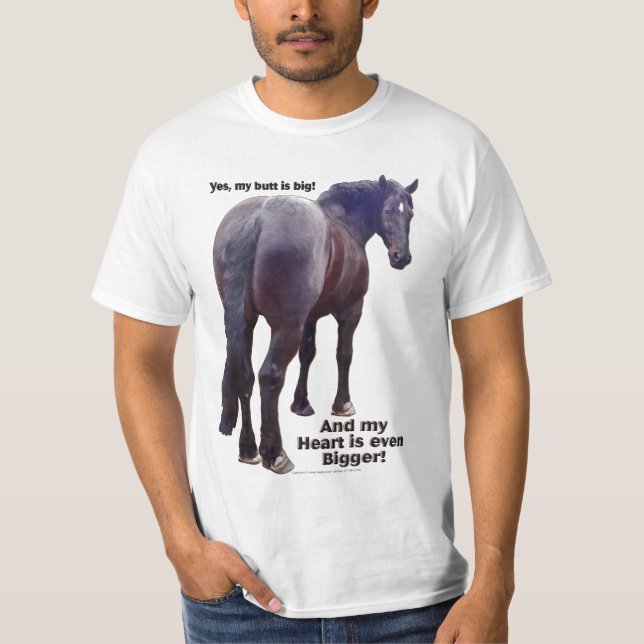Camiseta Extremo grande Percheron (Anverso)