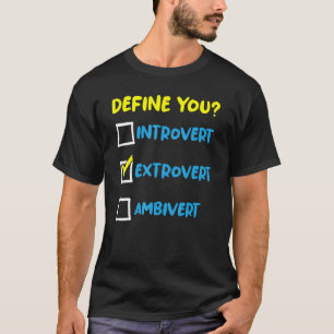 Camiseta Extrovertido de personalidad social 2