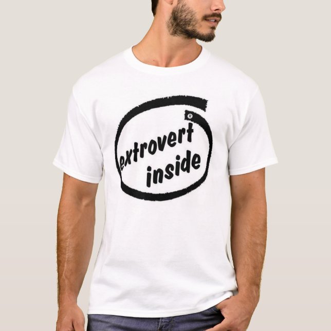 Camiseta Extrovertido interior (Anverso)