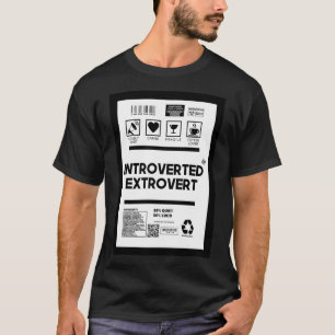 Camiseta extrovertido introvertido
