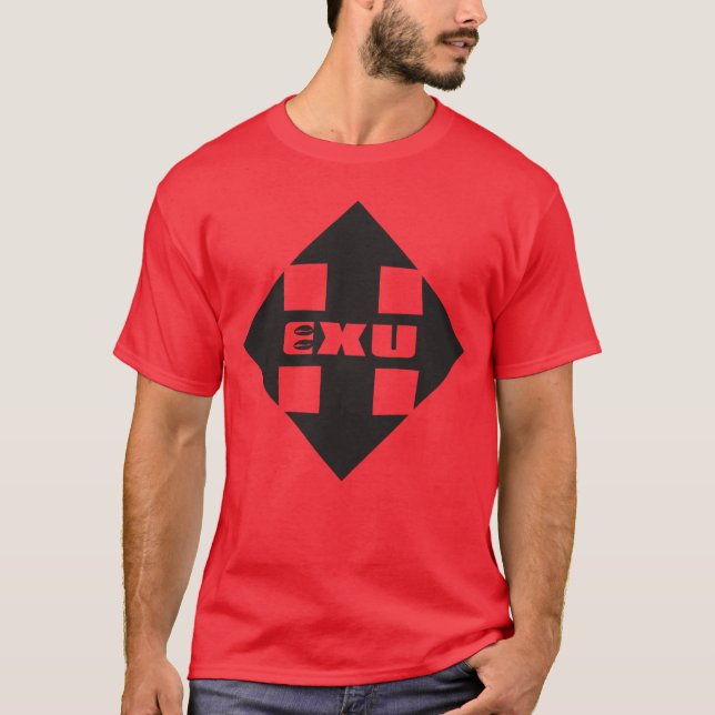 Camiseta Exu mora na encruzilhada preto (Anverso)