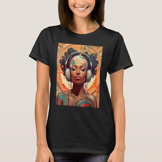 Camiseta Exuberant Excessivism of a Beautiful Black Woman (Anverso)